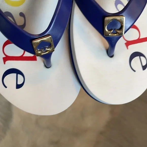 Kate Spade Flip Flops Size 7-8 - Picture 8 of 12
